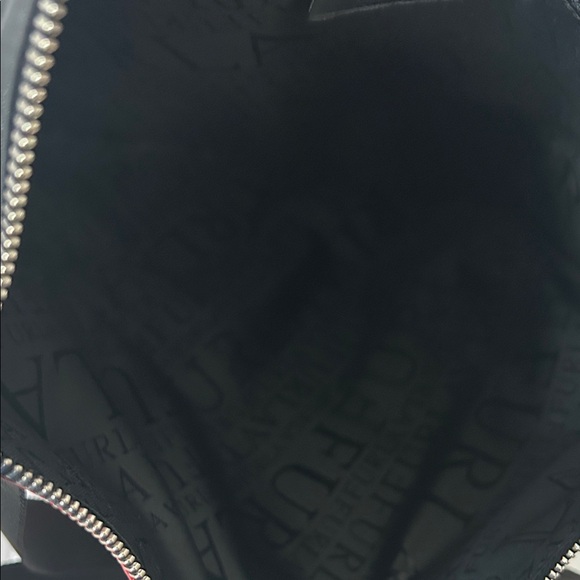 Furla Modern Red Leather Metal Grommets Adjustable Straps Shoulder Bag Purse 🌺🌺 - Picture 7 of 7